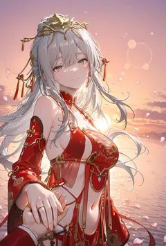 今夕何夕,星月同辉